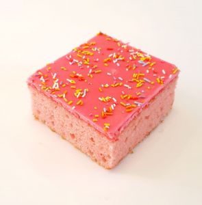 Pink icing Cake