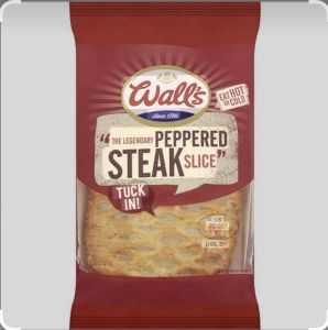 Walls Peppered Steak Slice 